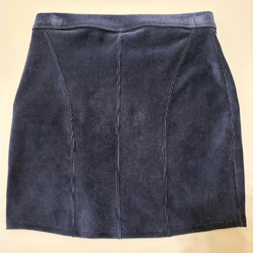 ALO Yoga Navy Blue Mini Skirt